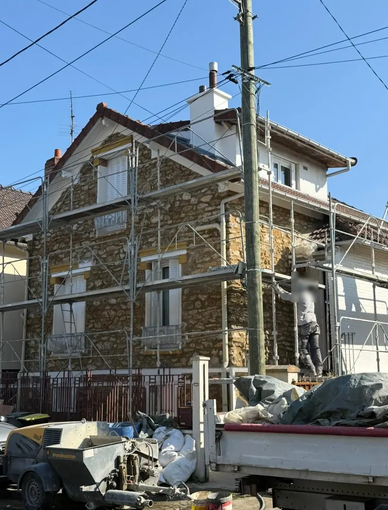 Ravalement d’une maison en meulière – photo 2